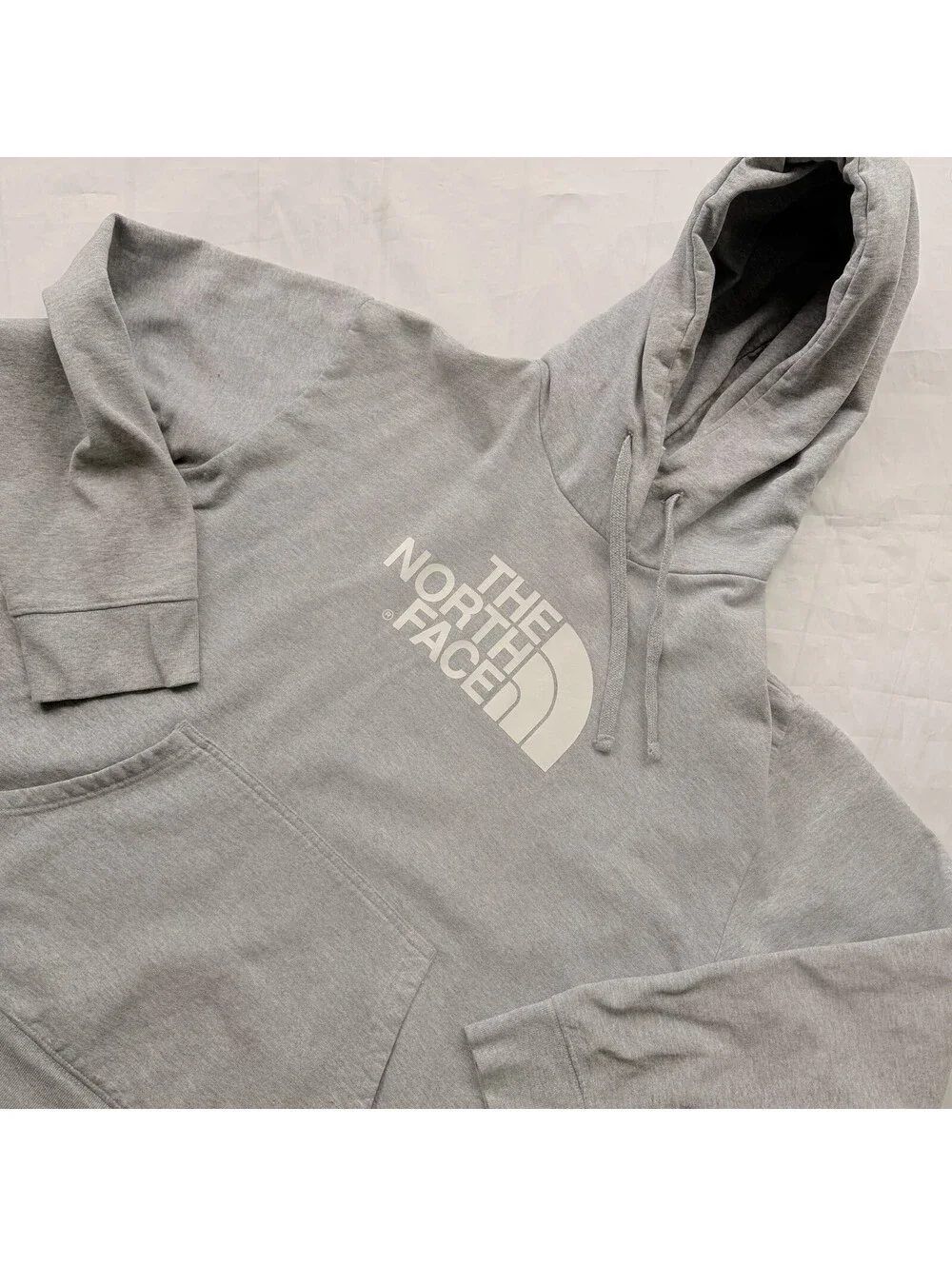 The North Face Men’s XL Gray Half Dome Logo Pullover Hoodie Sweatshirt Sweater